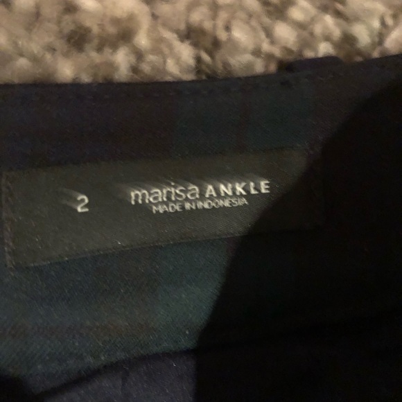 Tartan pants navy/green - Picture 2 of 4